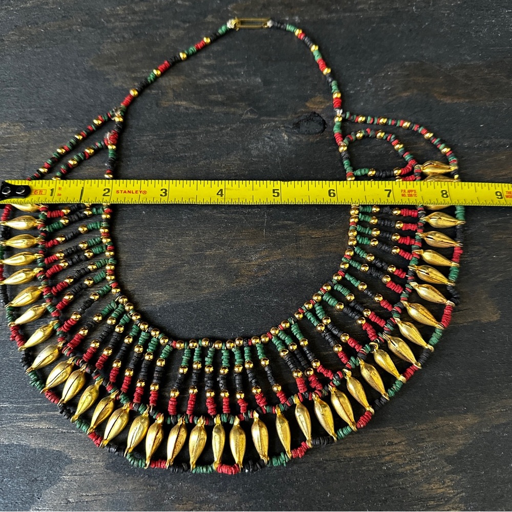 Vintage Egyptian Faience Necklace - Picture 12 of 15